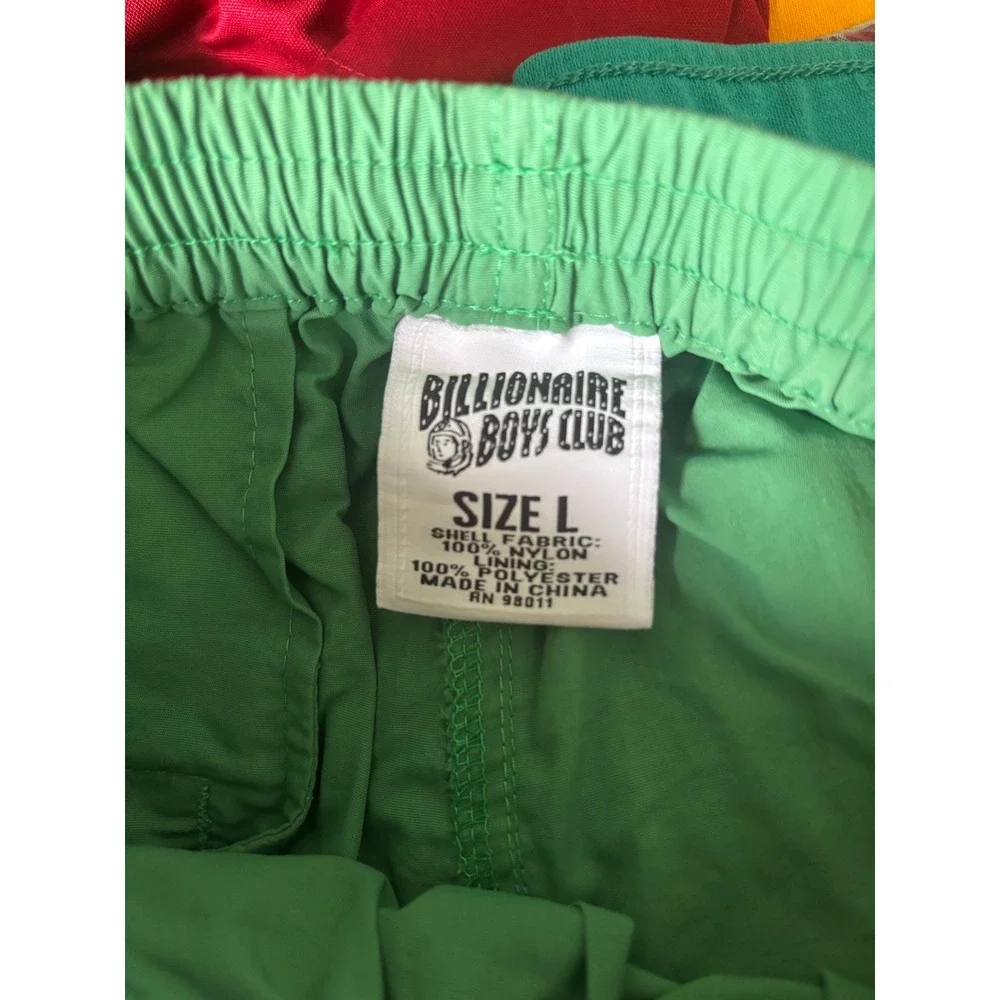Billionaire Boys Club BBC Green Swim Trunks Shorts Mens Large Astronaut Logo 5in